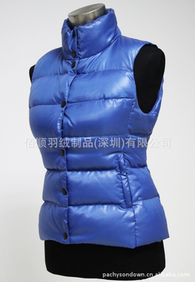 【女裝修身防水保暖羽絨服馬甲背心工廠生產(chǎn)批發(fā)供應(yīng)082】價(jià)格,廠家,圖片,服裝加工,佰順羽絨制品(深圳)-